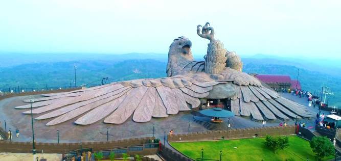 Jatayu Eirth center kerala jatayu park